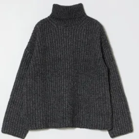 Alpaca Rib Turtleneck