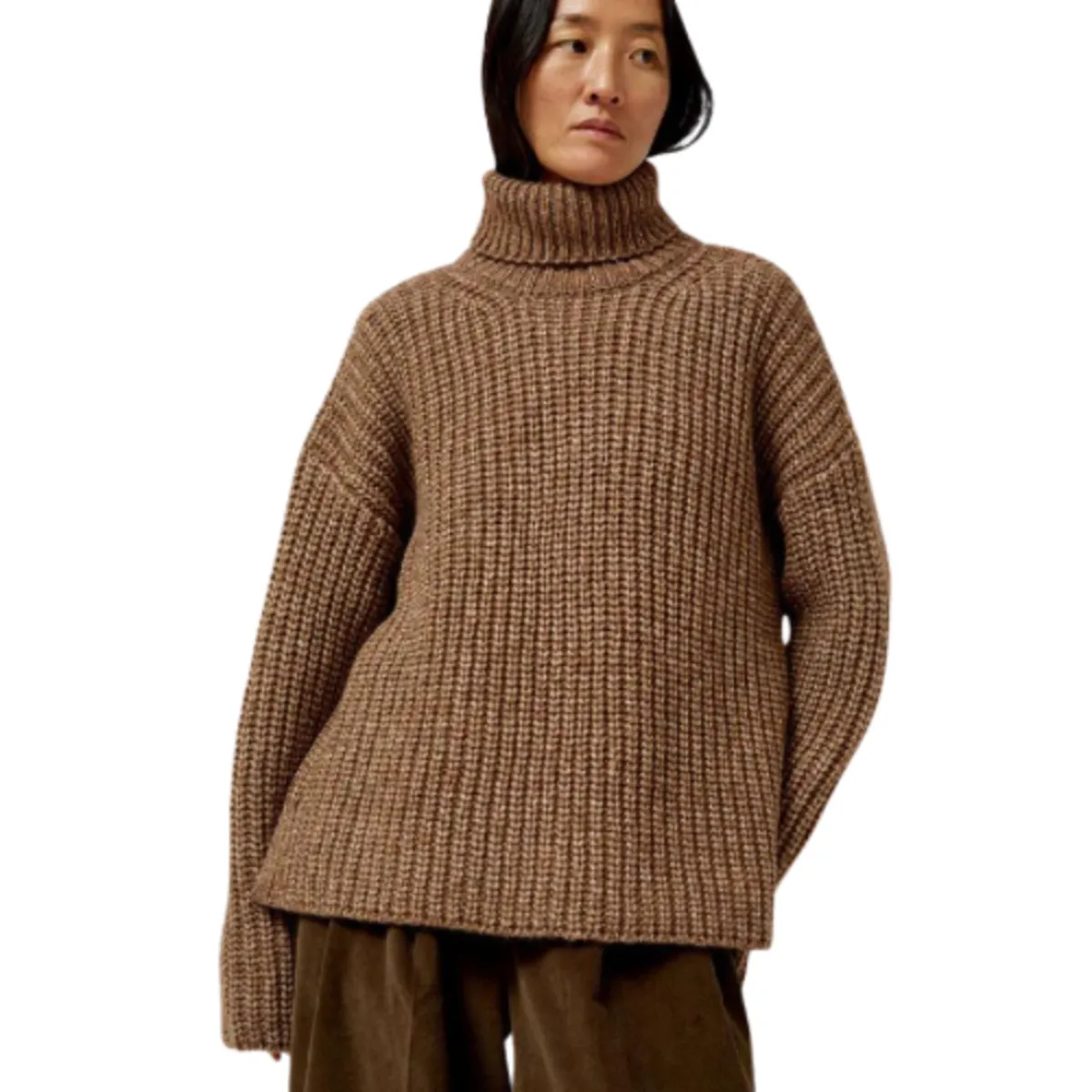 Alpaca Rib Turtleneck