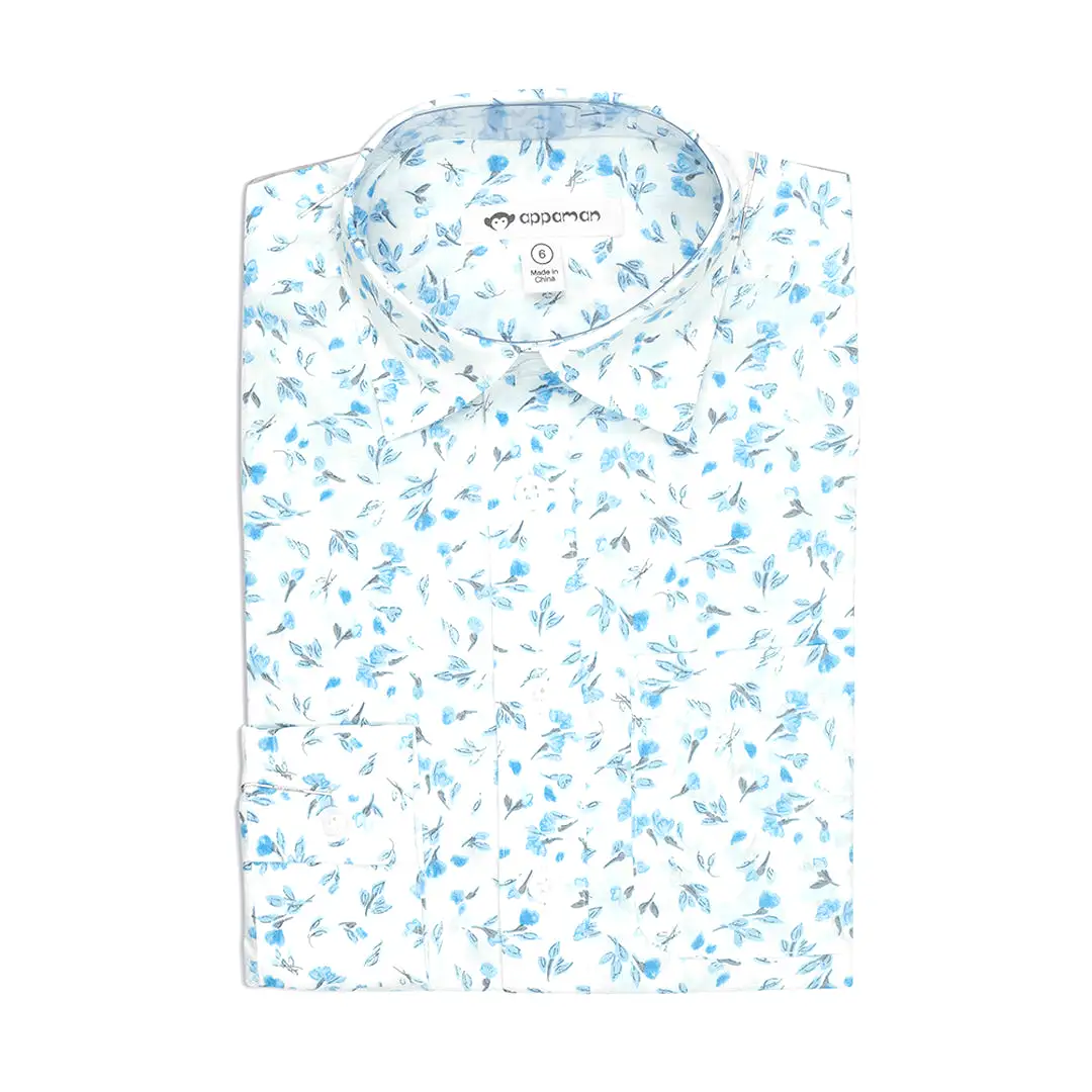 Appaman Boys Dress Shirt_Z8STA-P1488 Summer Blues