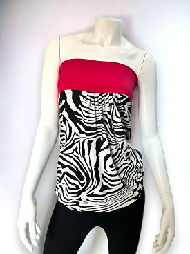 Binti Top - Zebra Pink