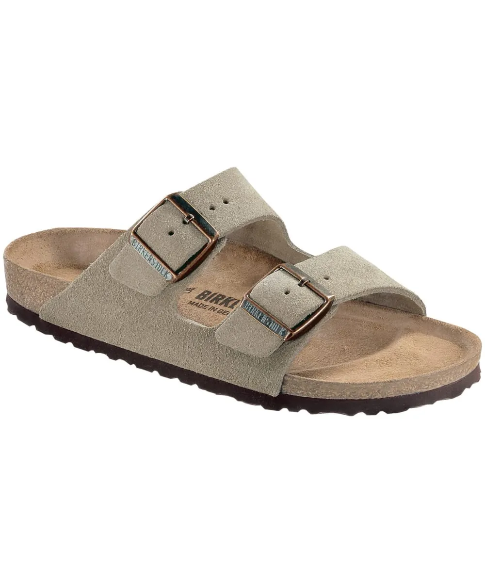 Birkenstock Arizona Suede Leather Sandals - Regular Footbed - Adjustable Fit