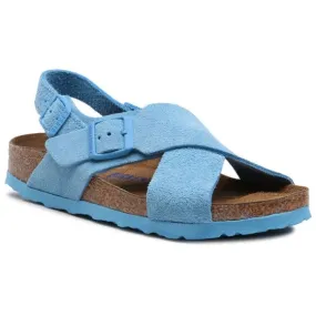 Birkenstock W' Tulum SFB Sky Blue Suede Leather Sandals