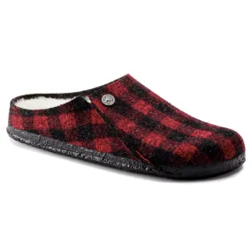 BIRKENSTOCK ZERMATT SHEARLING WOOL FELT PLAID