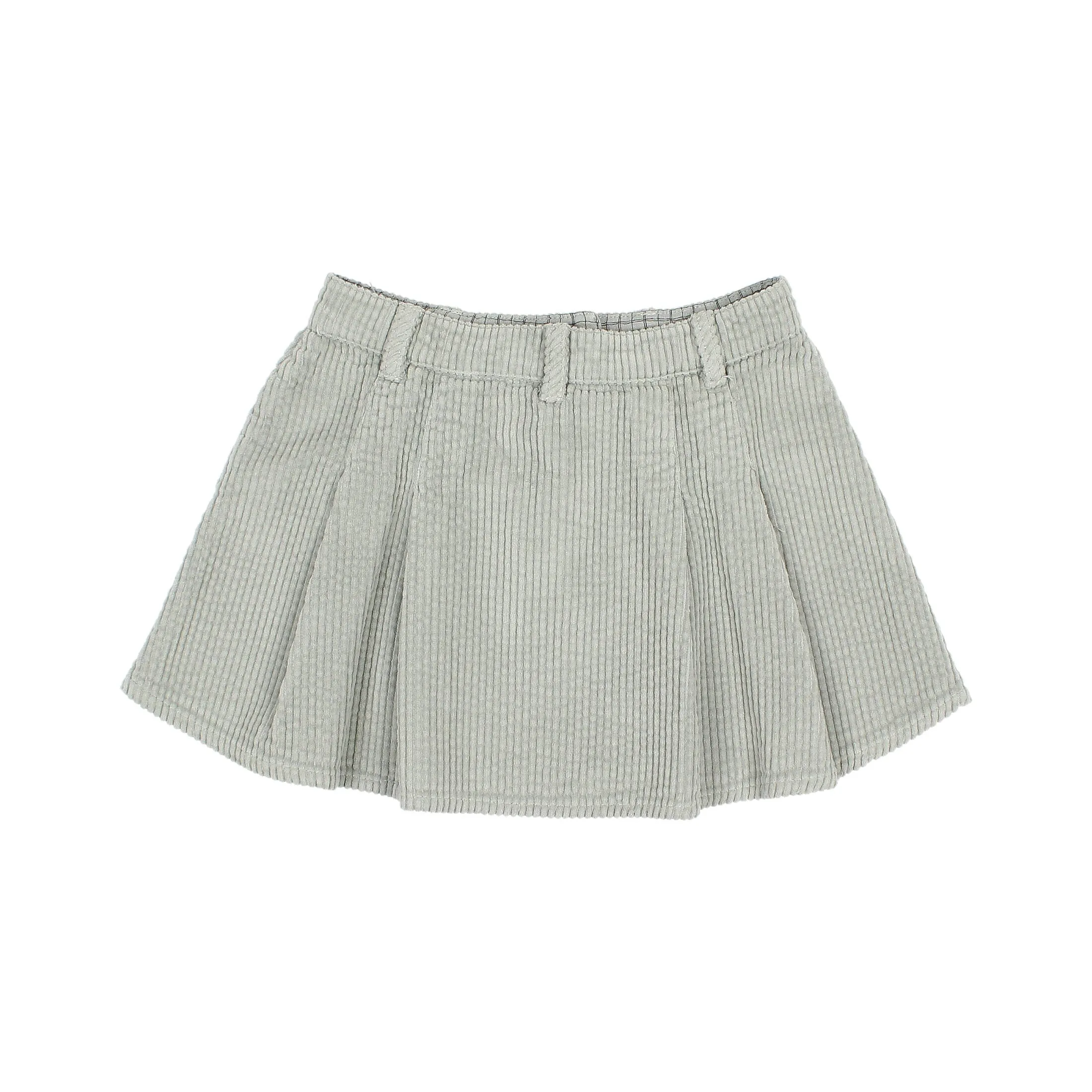 Buho Corduroy Pleated Box Skirt