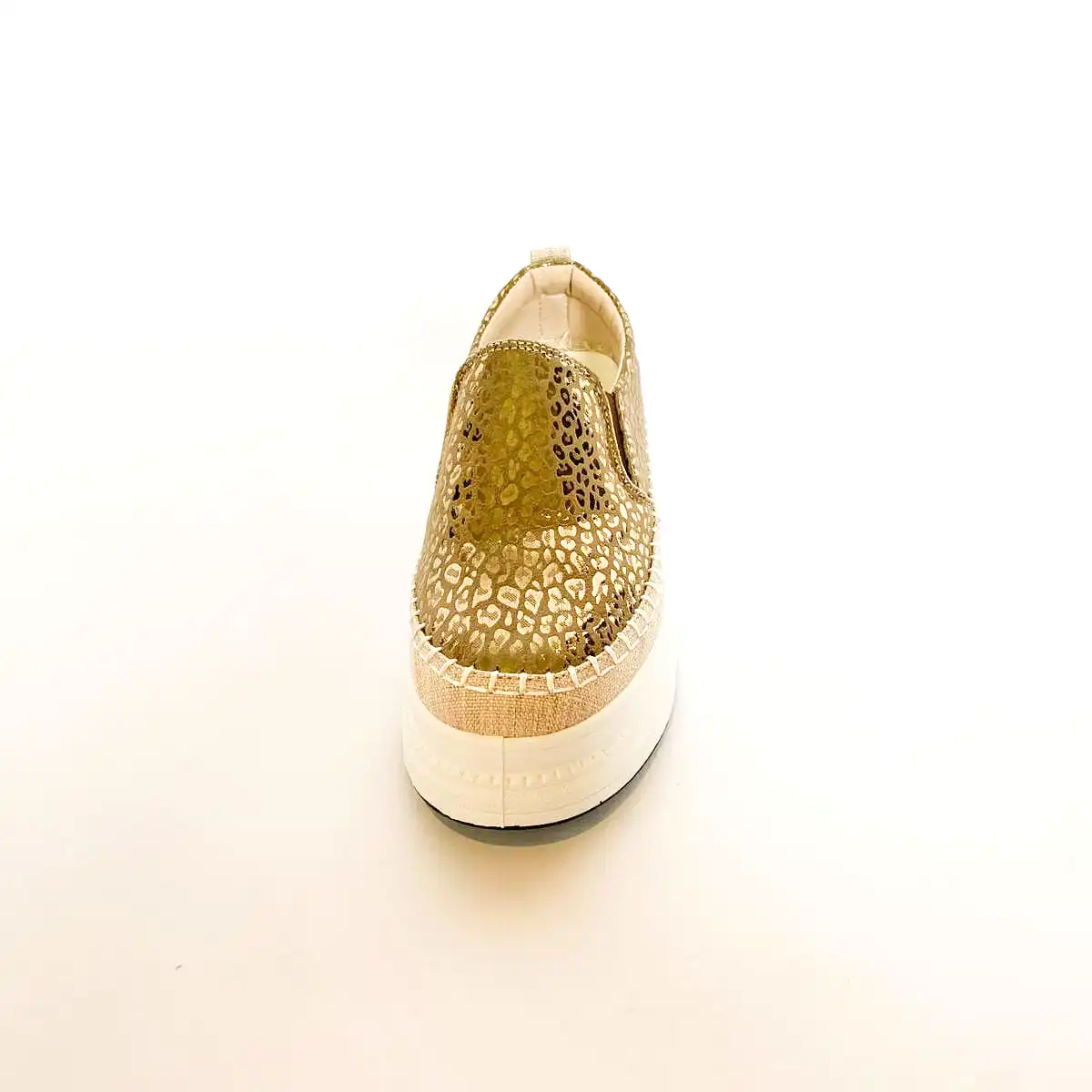 Butterfly Senhora 13 gold slip on