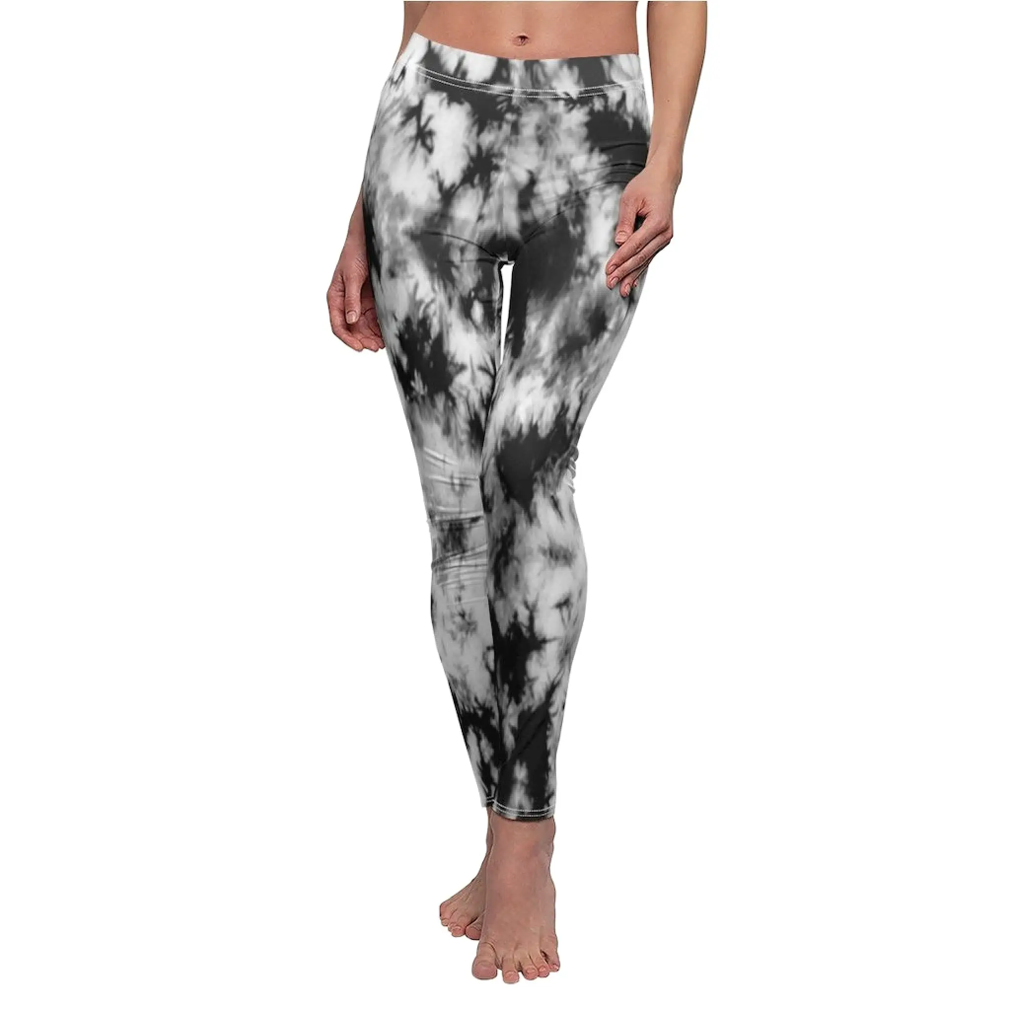 Bynelo Tie Dye Grungy Women's Casual Leggings