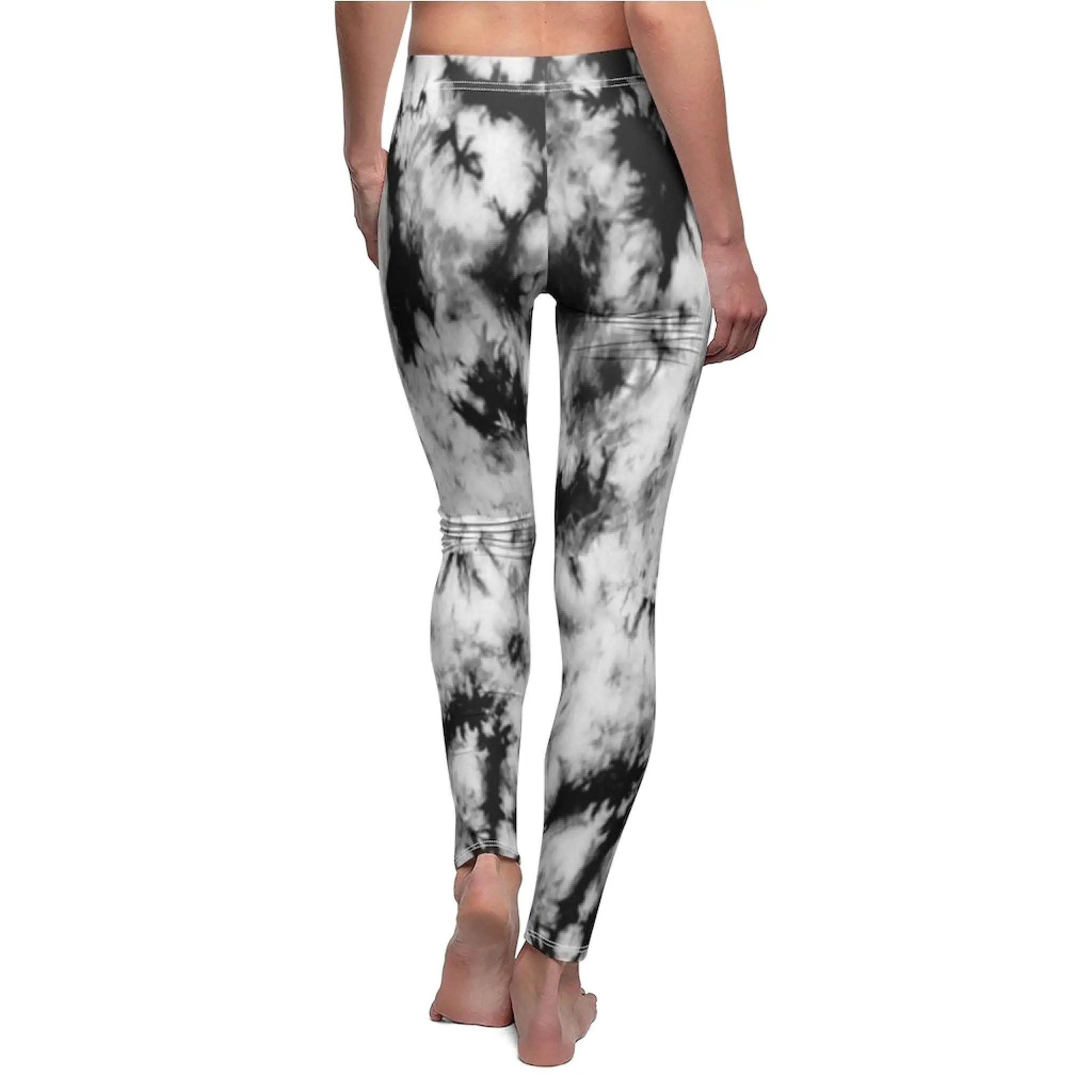 Bynelo Tie Dye Grungy Women's Casual Leggings