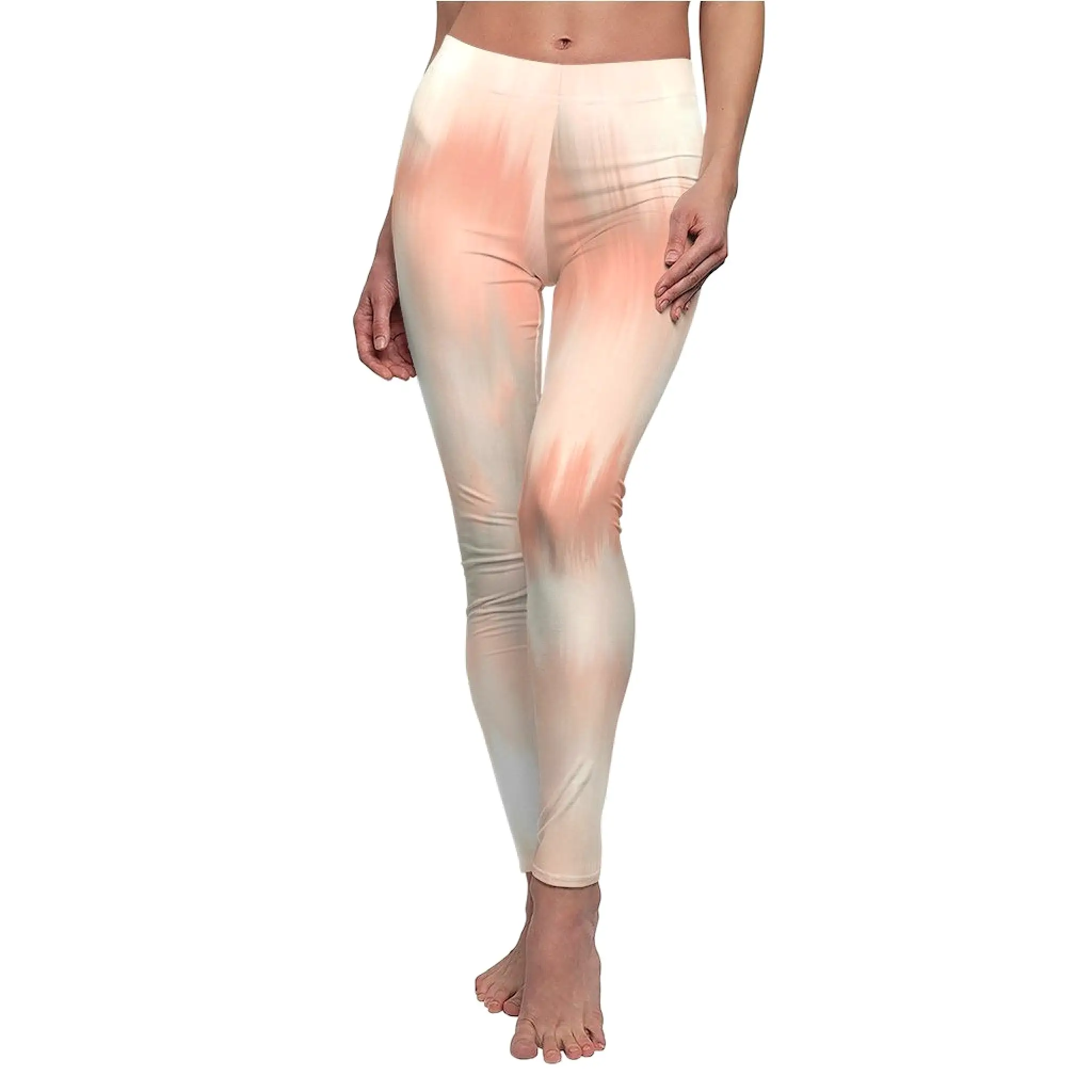 Bynelo Tie Dye Mud Skin Women's Casual Leggings