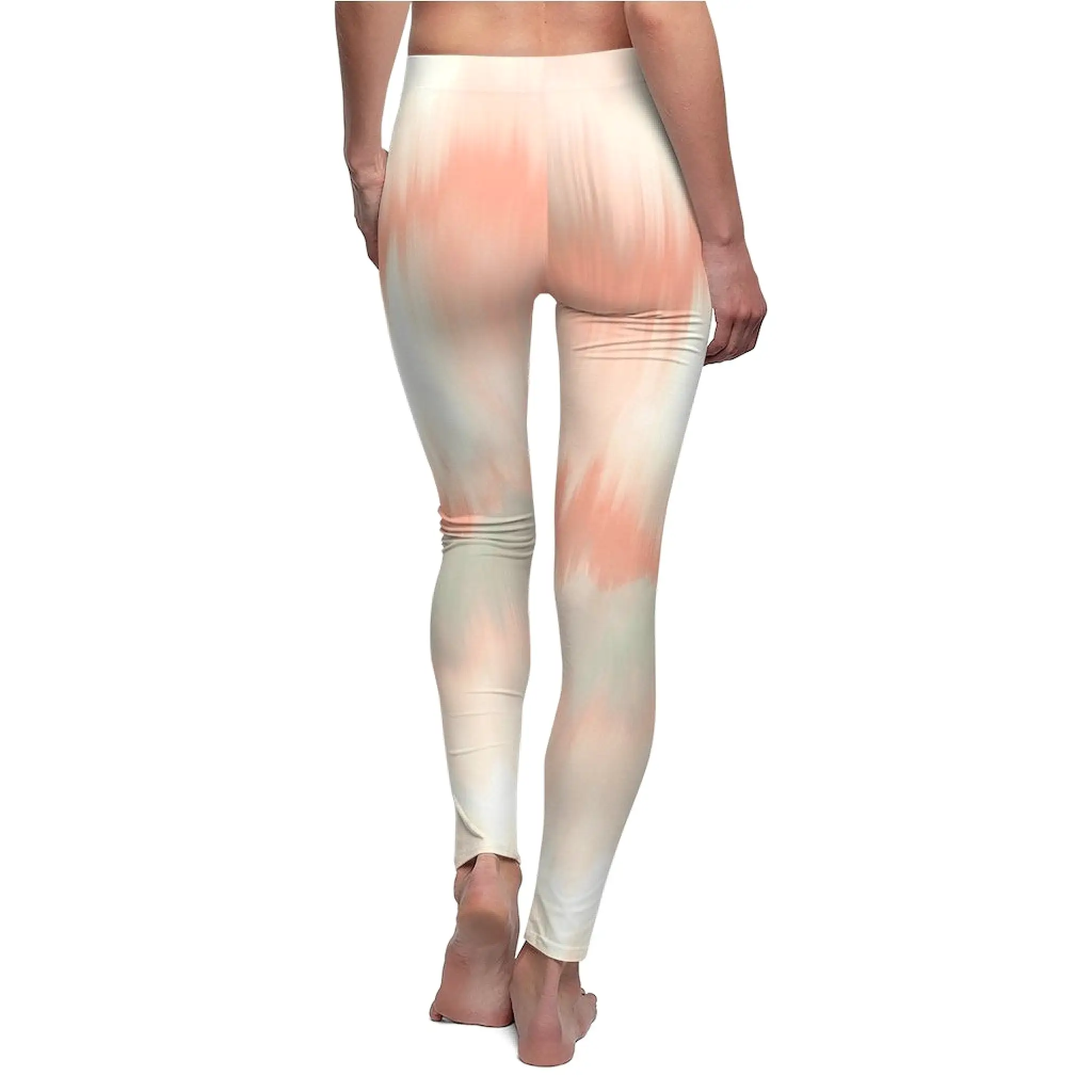 Bynelo Tie Dye Mud Skin Women's Casual Leggings