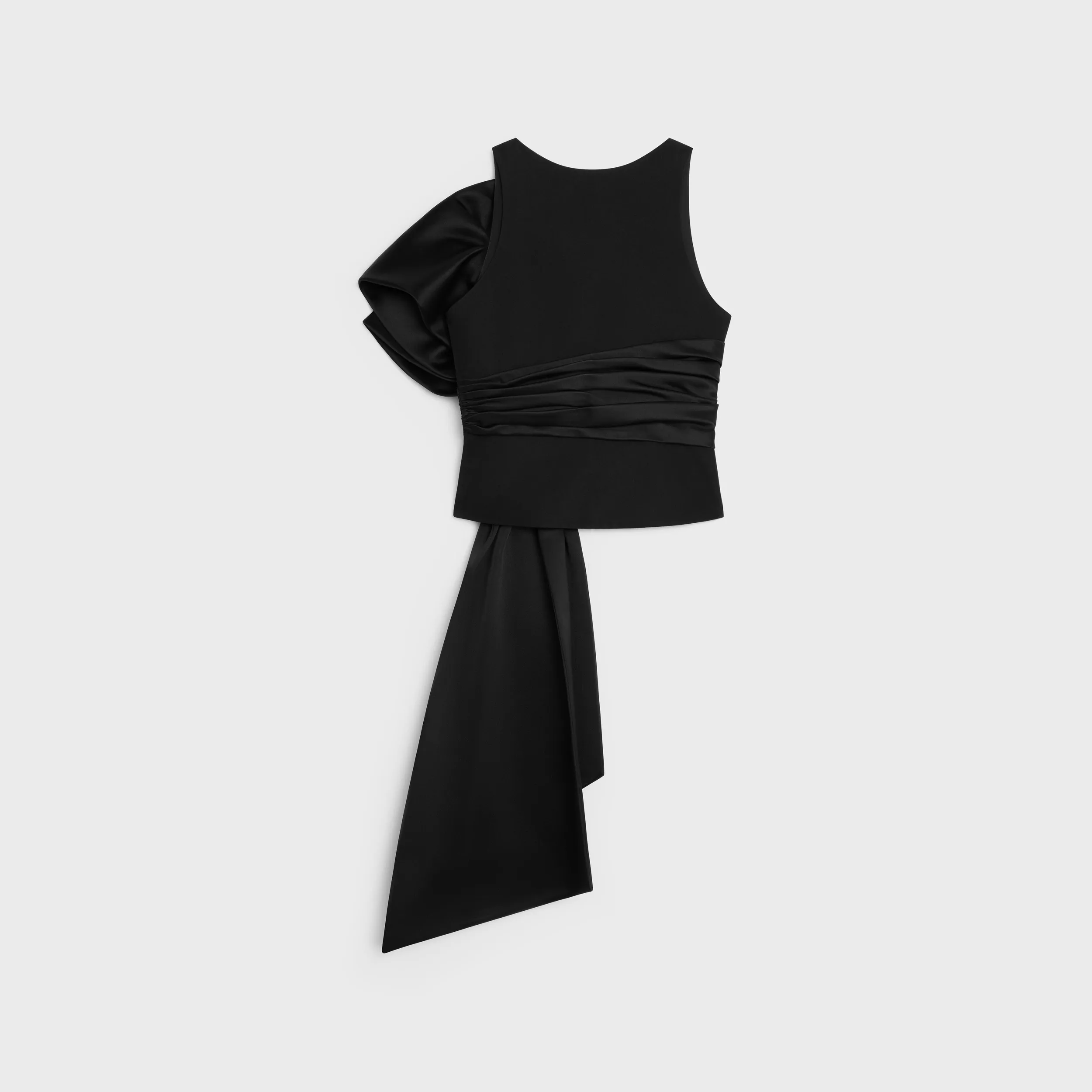 CELINE  |Vest TOP WITH MAXI KNOT IN TEXTURED WOOL  2B58A041R.38NO