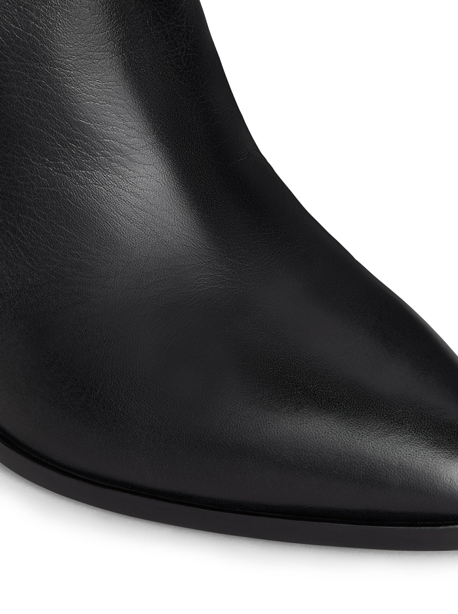 CELINE WILTERN RIDING BOOT WITH TRIOMPHE LOGO IN CALF LEATHER