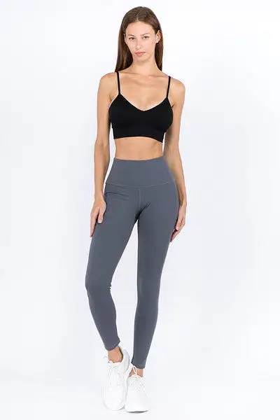 CHARCOAL LONG ACTIVE LEGGINGS