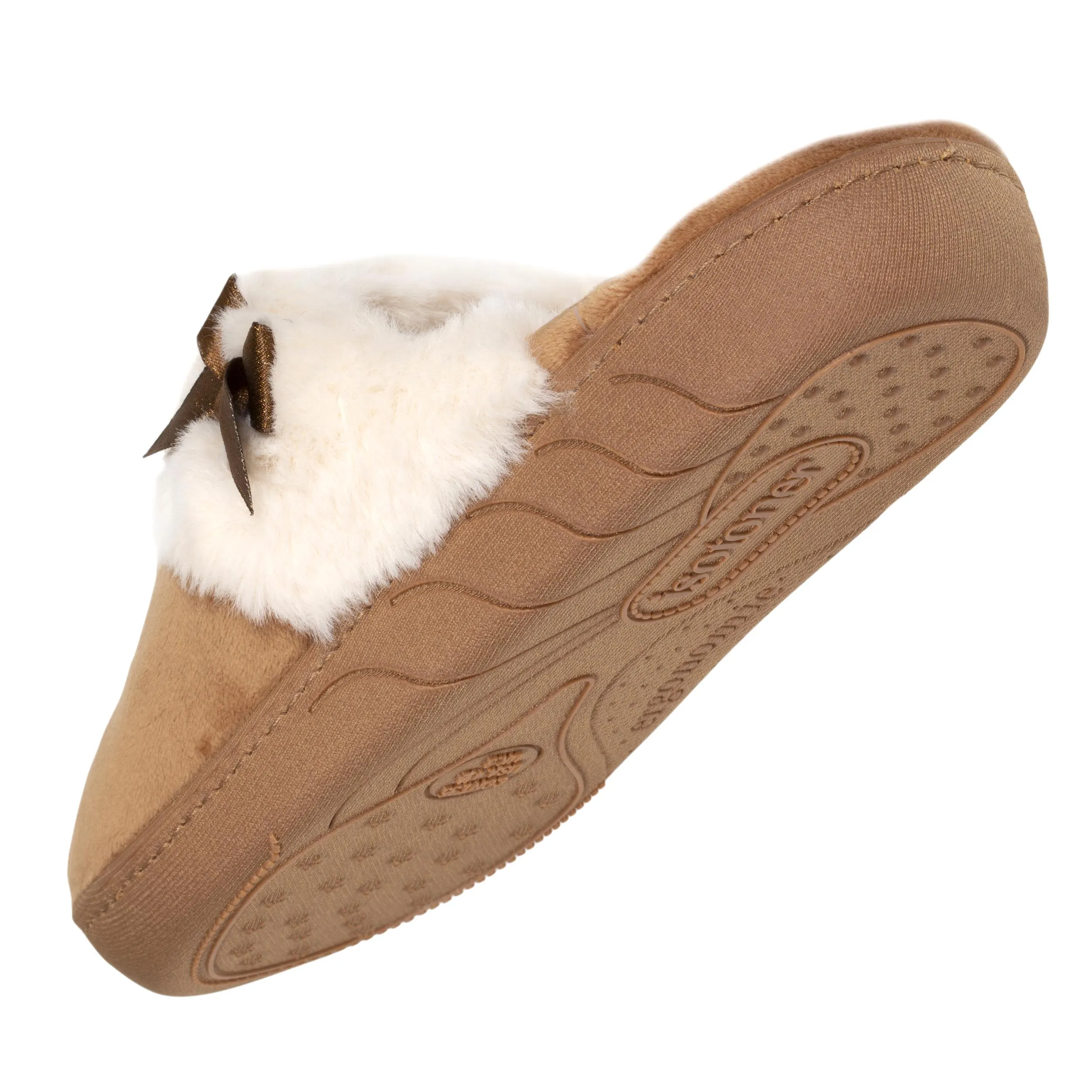 Chaussons mules Junior Camel Noeud