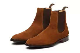 Chelsea Boot - Cognac Suede