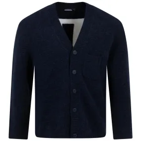 Clarke Knitted Cardigan JL Navy - AW23