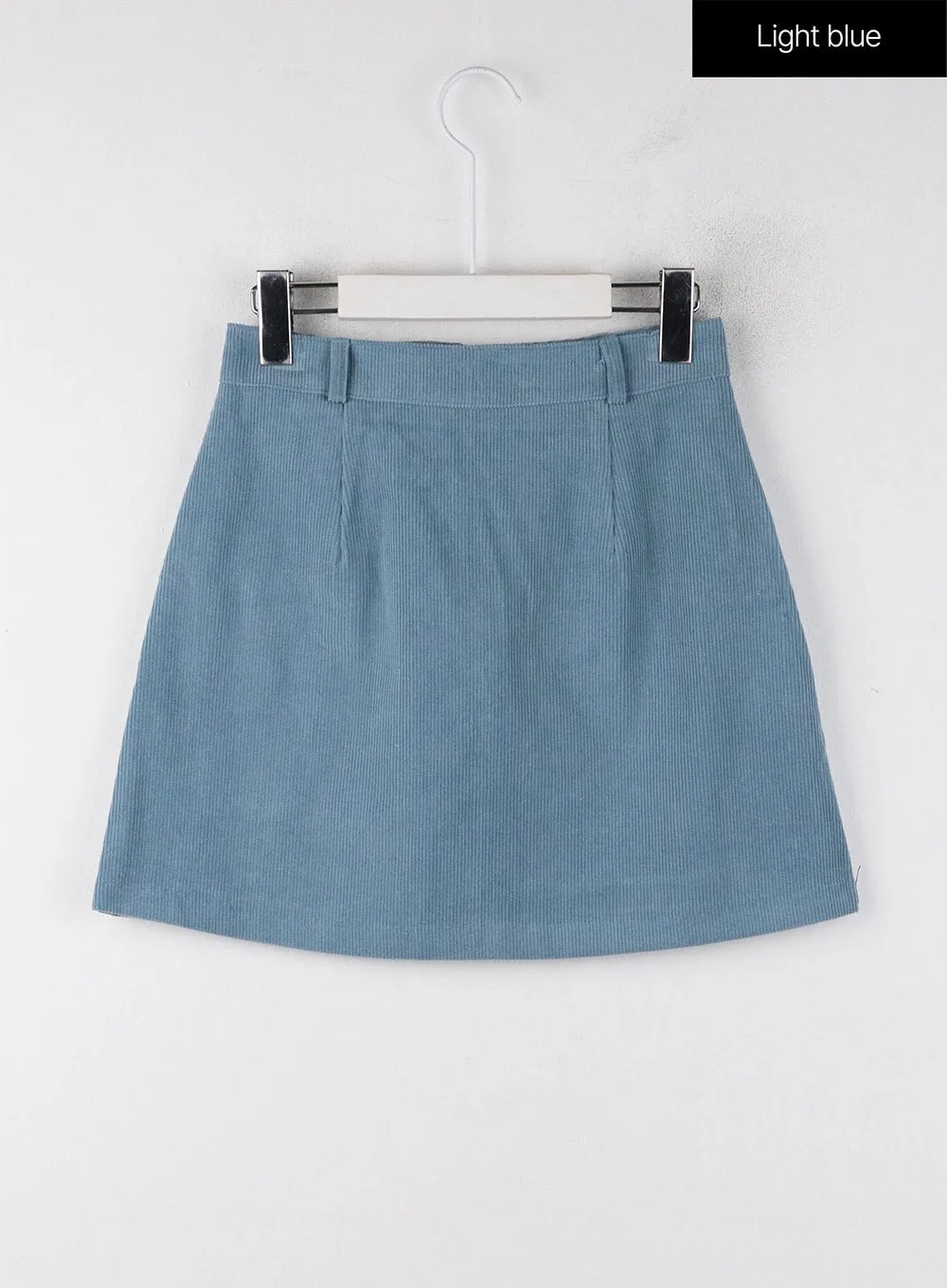 Corduroy Middle Waist Mini Skirt OJ405