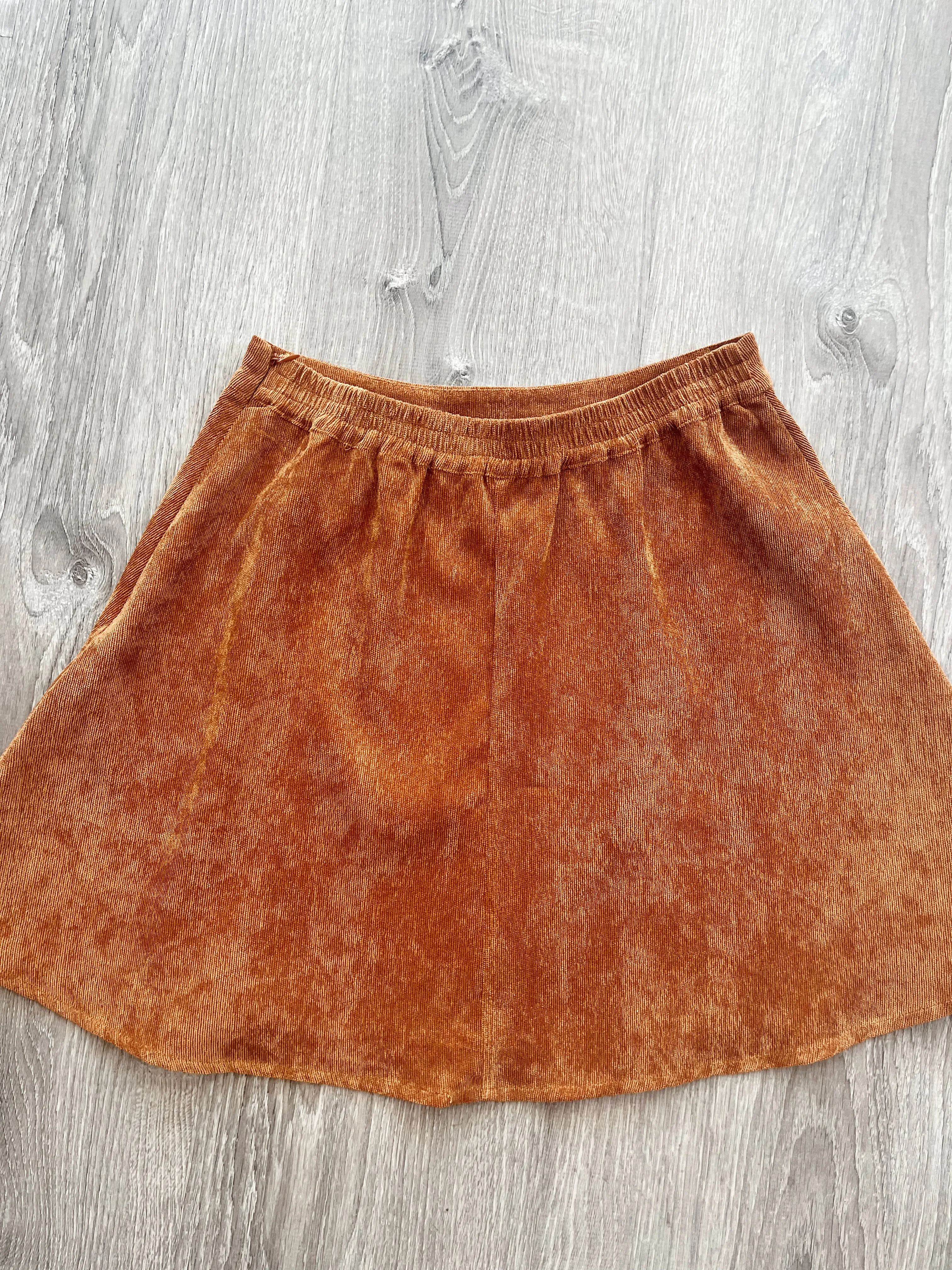 Cory Corduroy Skirt