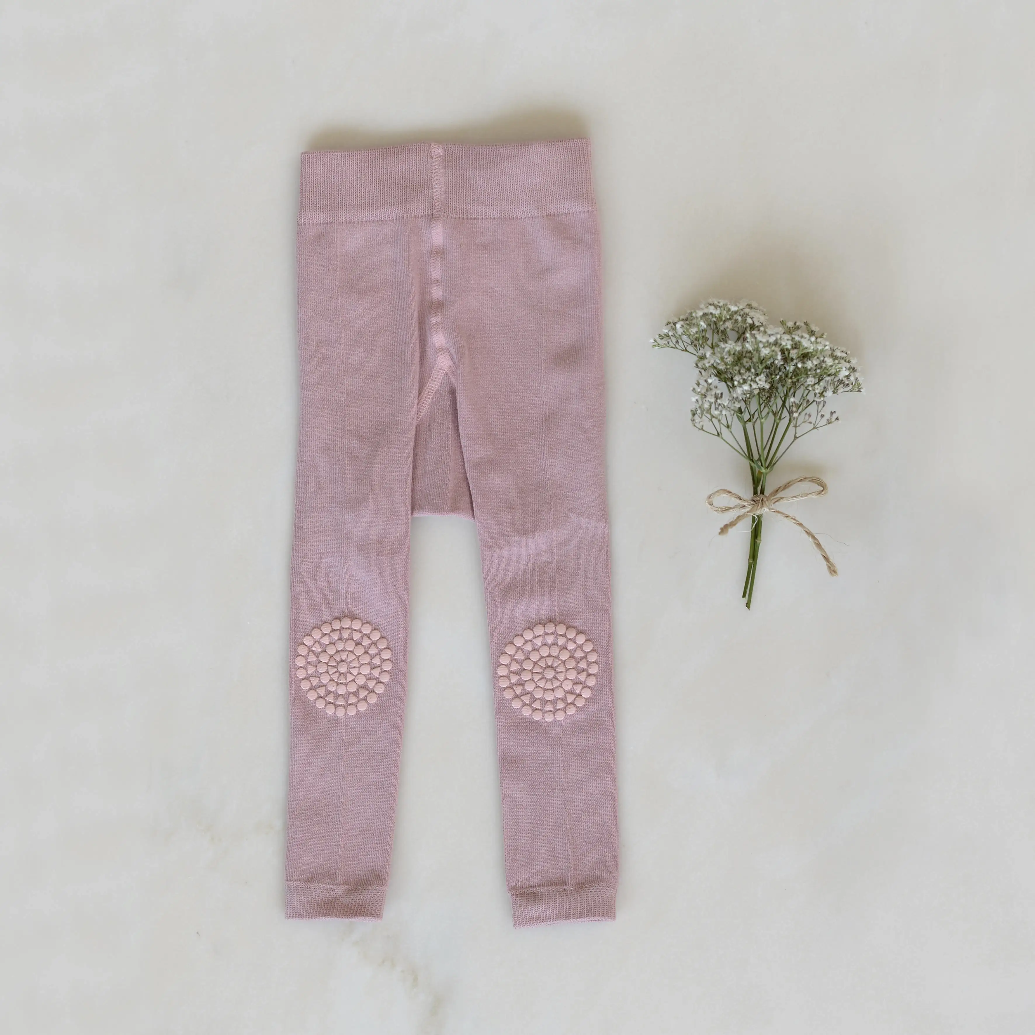 Crawling Leggings - Dusty Rose