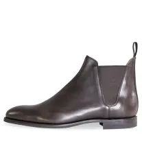 Crockett & Jones 'Chelsea VIII' Burnished Calf Leather Boots Dark Brown