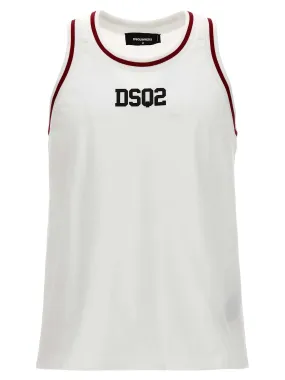 D SQUARED2  |DSQUARED2 Logo print tank top