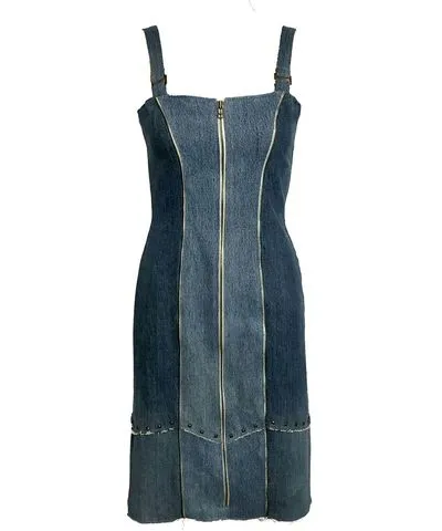 Deborah Lindquist Eco Lifestyle Women's Black / Blue Sadie Denim Dress