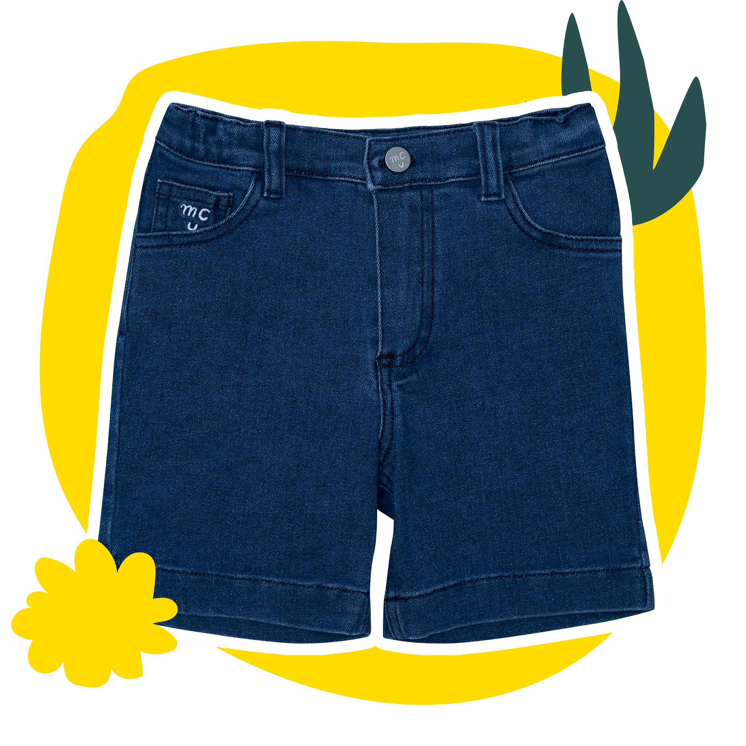 Denim Boy Shorts