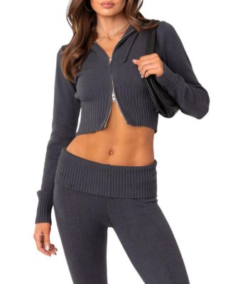 Desiree Knitted Hooded Cardigan