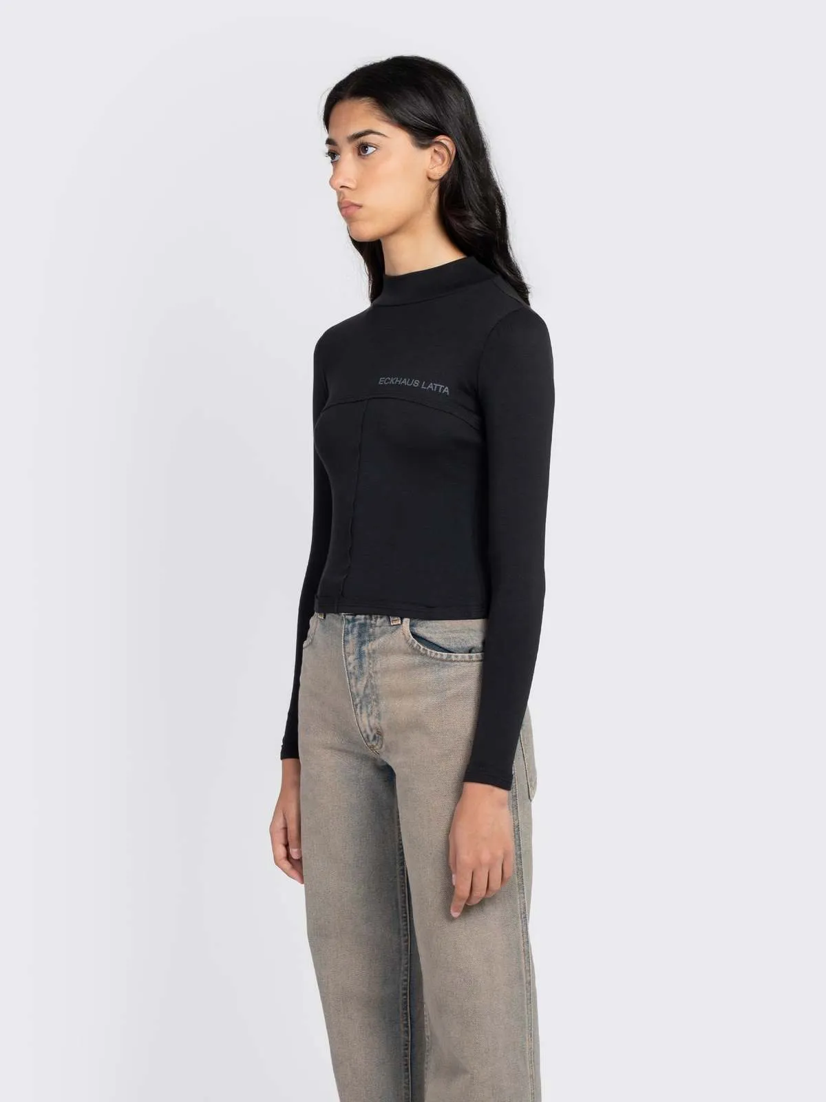 ECKHAUS LATTALapped Baby Turtleneck