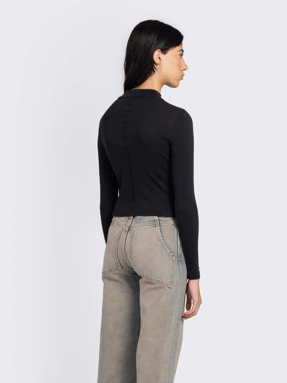 ECKHAUS LATTALapped Baby Turtleneck