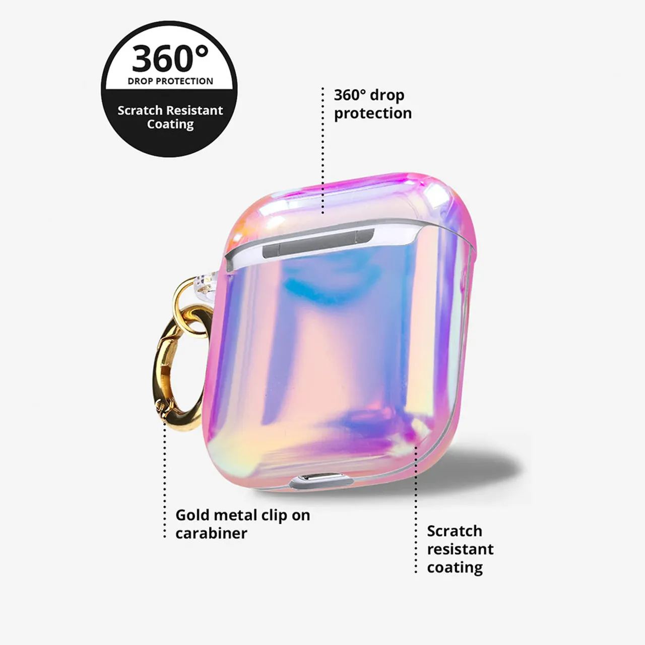 Ellie Rose AirPods Case - Aura