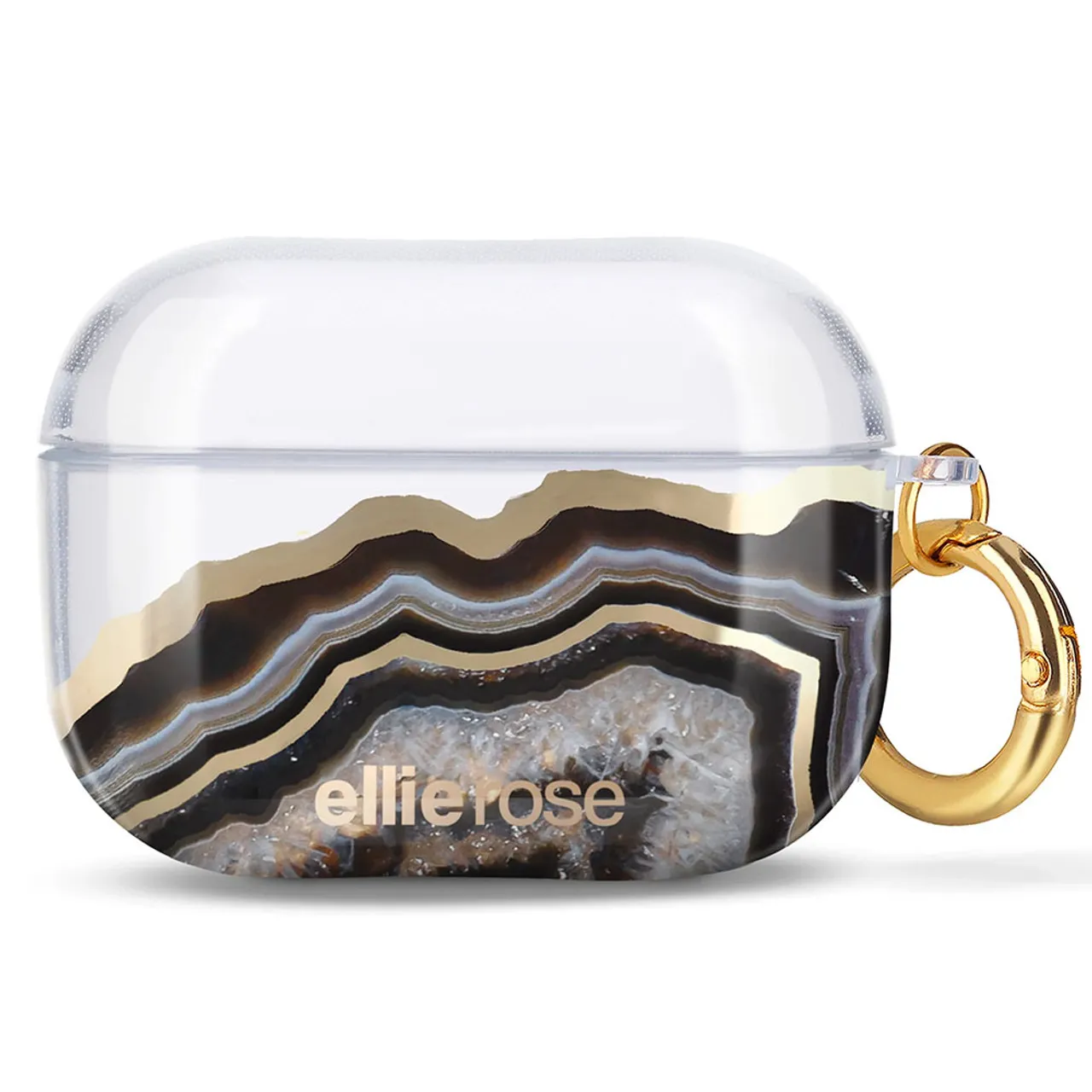 Ellie Rose AirPods Pro Case - Black Agate