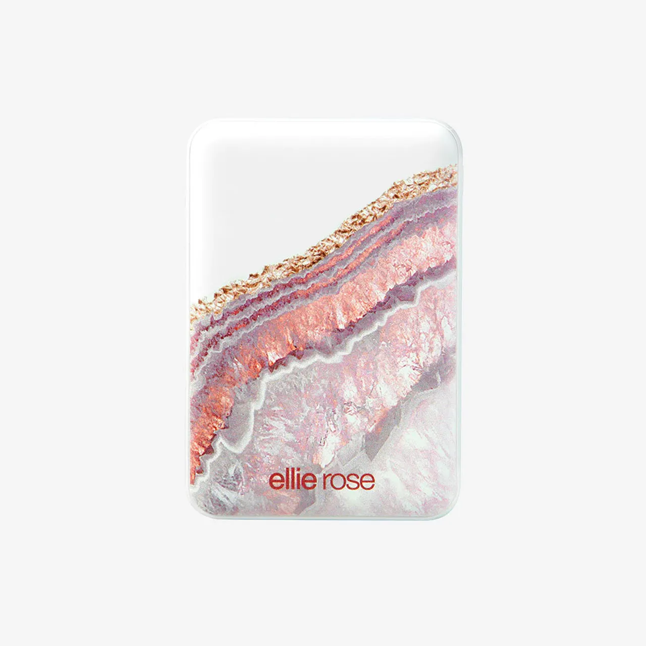 Ellie Rose Power Bank - Rose Gold Agate