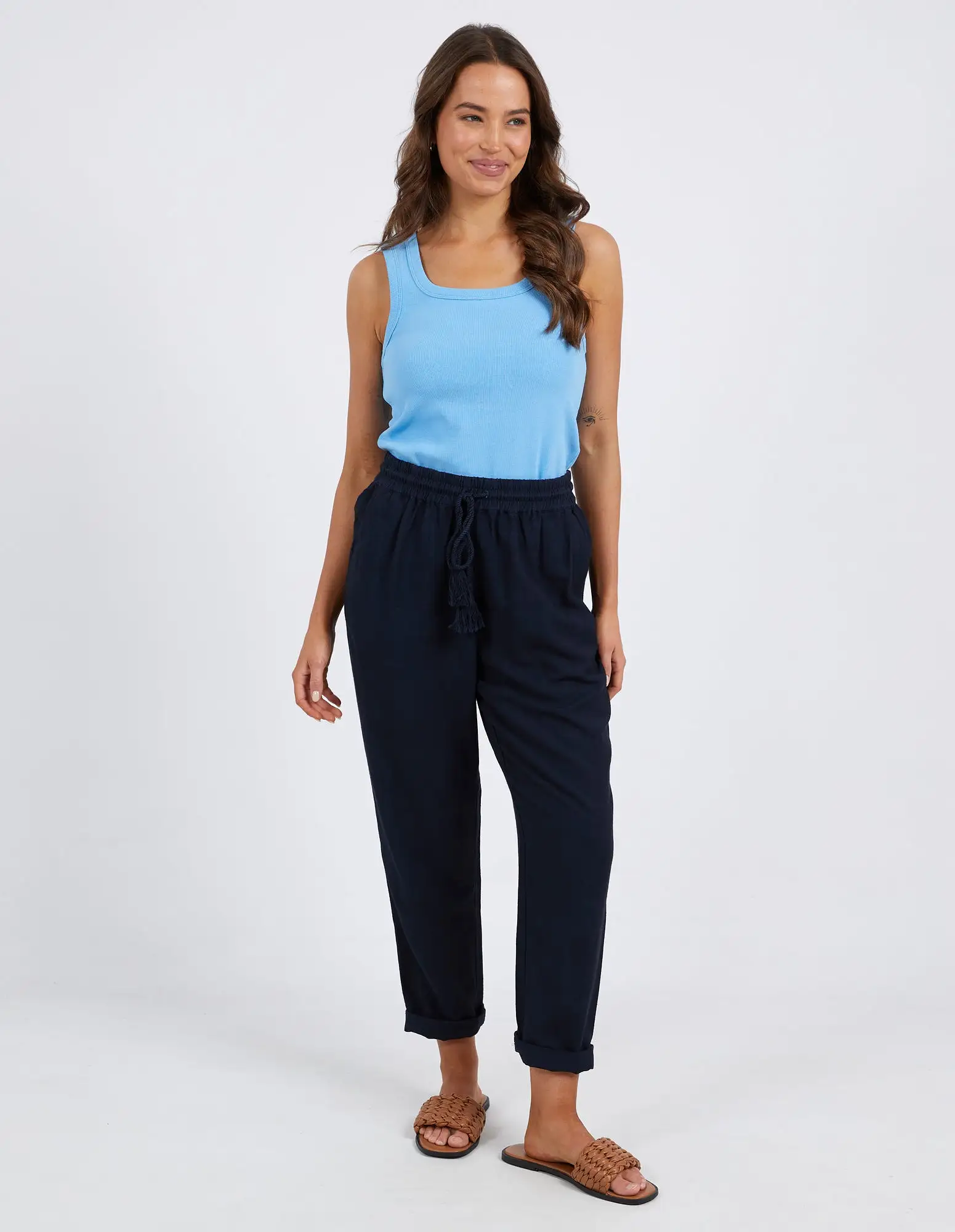 Elm Clem Relaxed Pant Navy