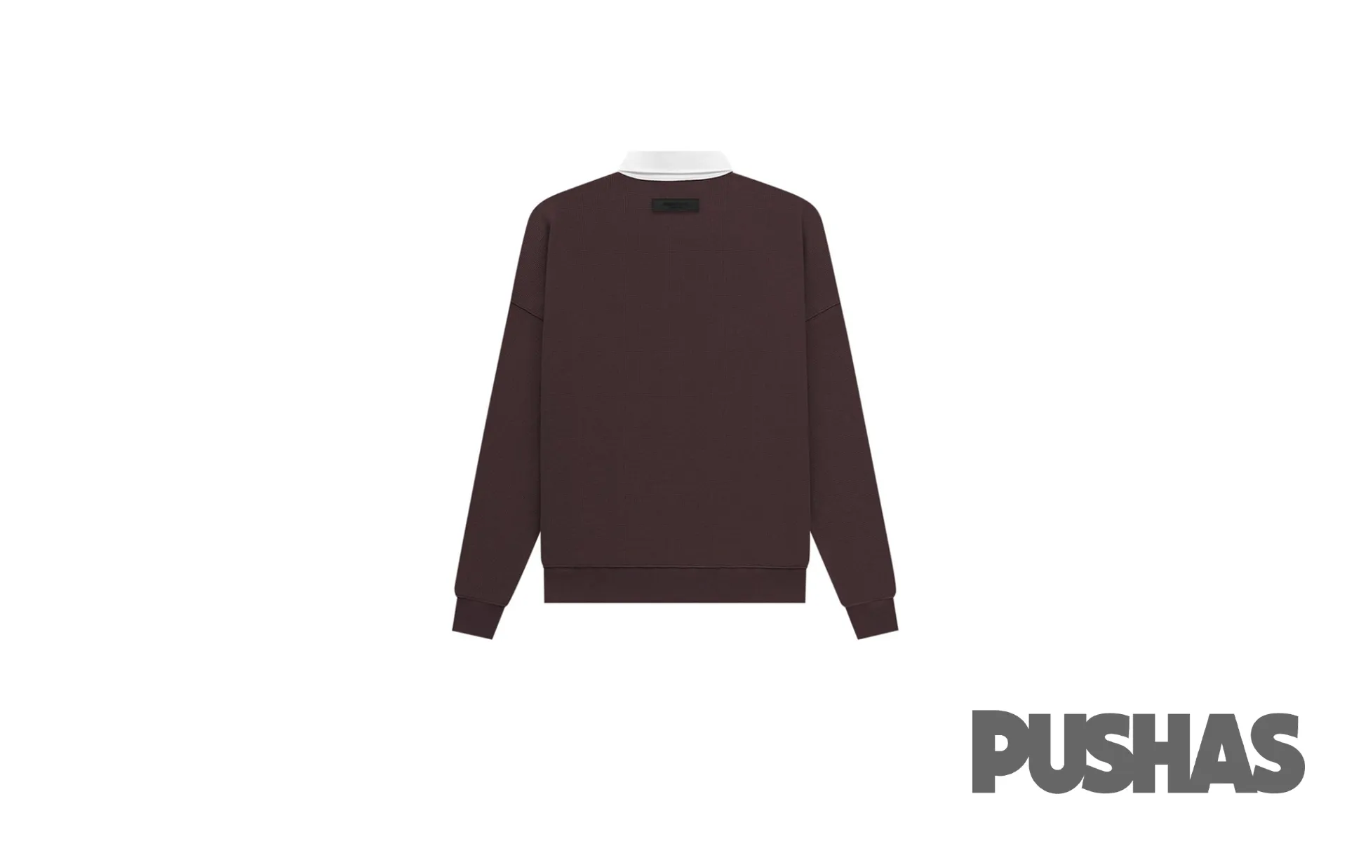 Essentials Plum Waffle Henley Rugby 'Plum' (2023)