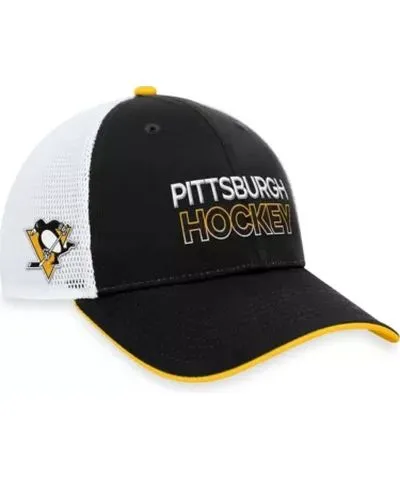 Fanatics Men's NHL Fanatics Pittsburgh Penguins Authentic Pro Rink Trucker Adjustable Hat