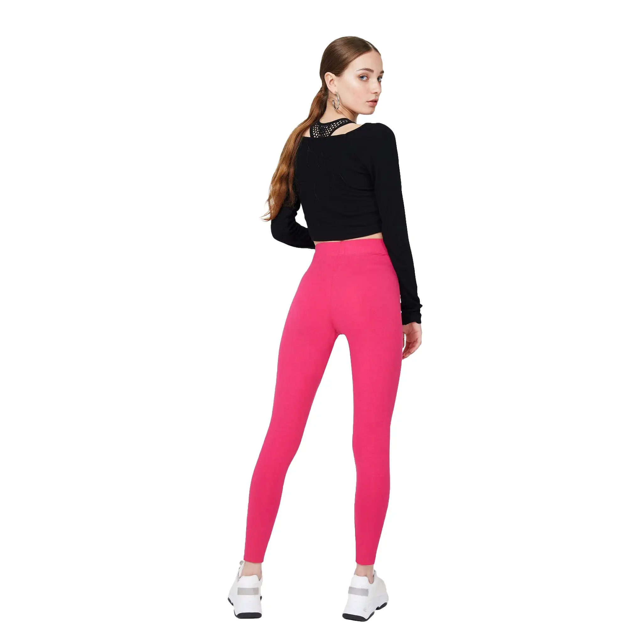 Fashion Tight Basic High Waisted Leggings