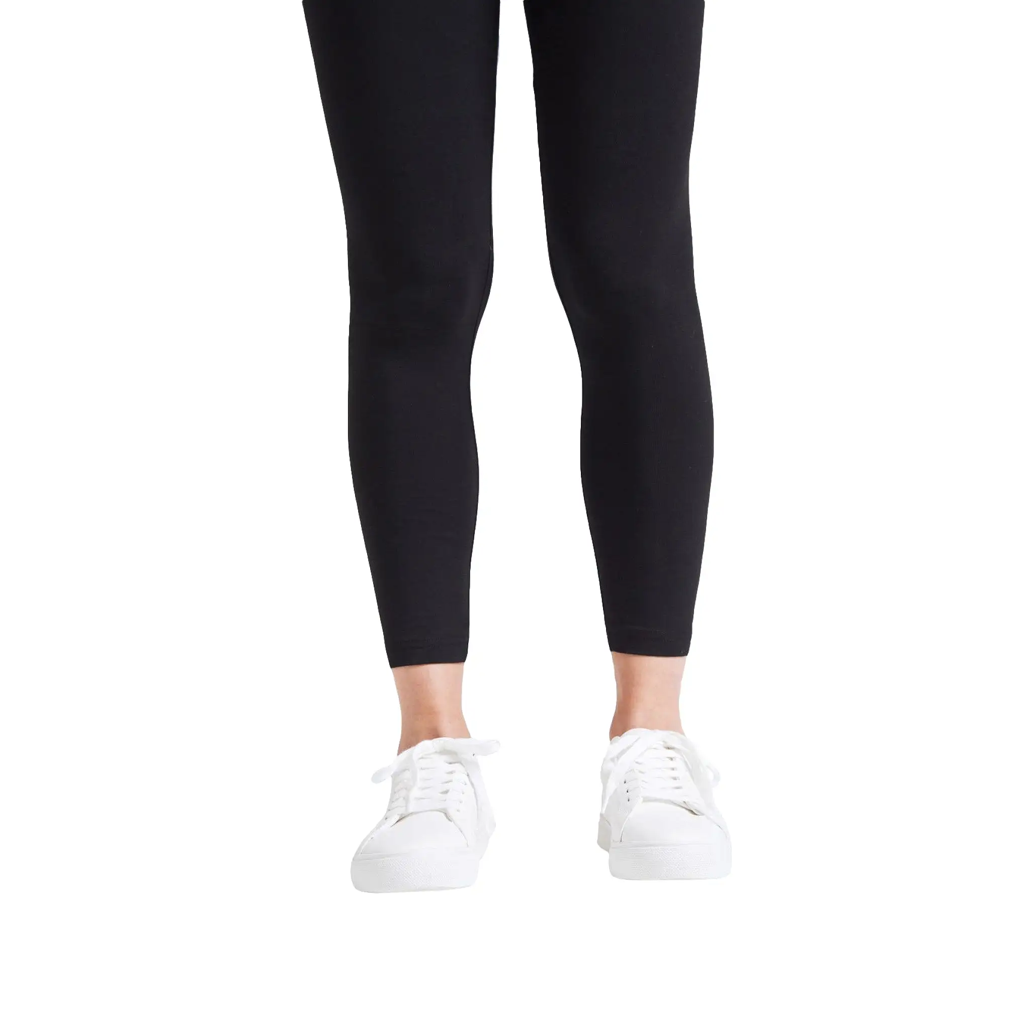 Fashion Tight Black Classic High Waist Ankle Length Leggings