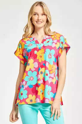 Flower Punch Lizzy Dolman Top