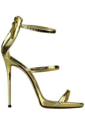 GIUSEPPE ZANOTTI PATENT LEATHER SANDALS EU 38.5 UK 5.5 US 8.5