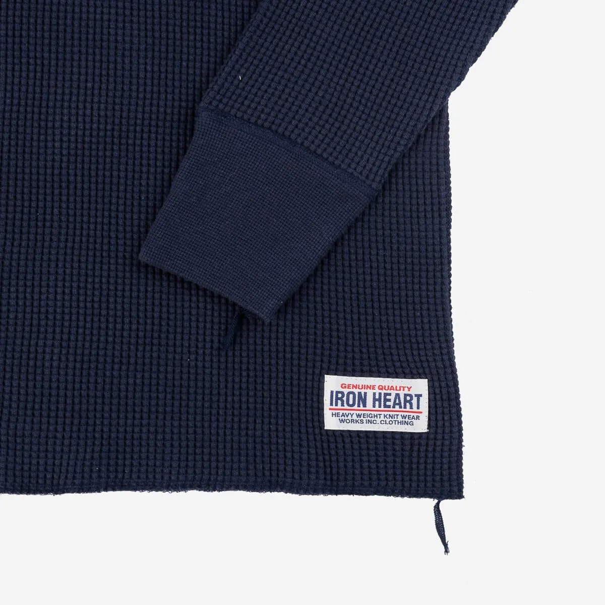 Iron Heart - IHTL-1213 Navy Waffle Thermal Henley