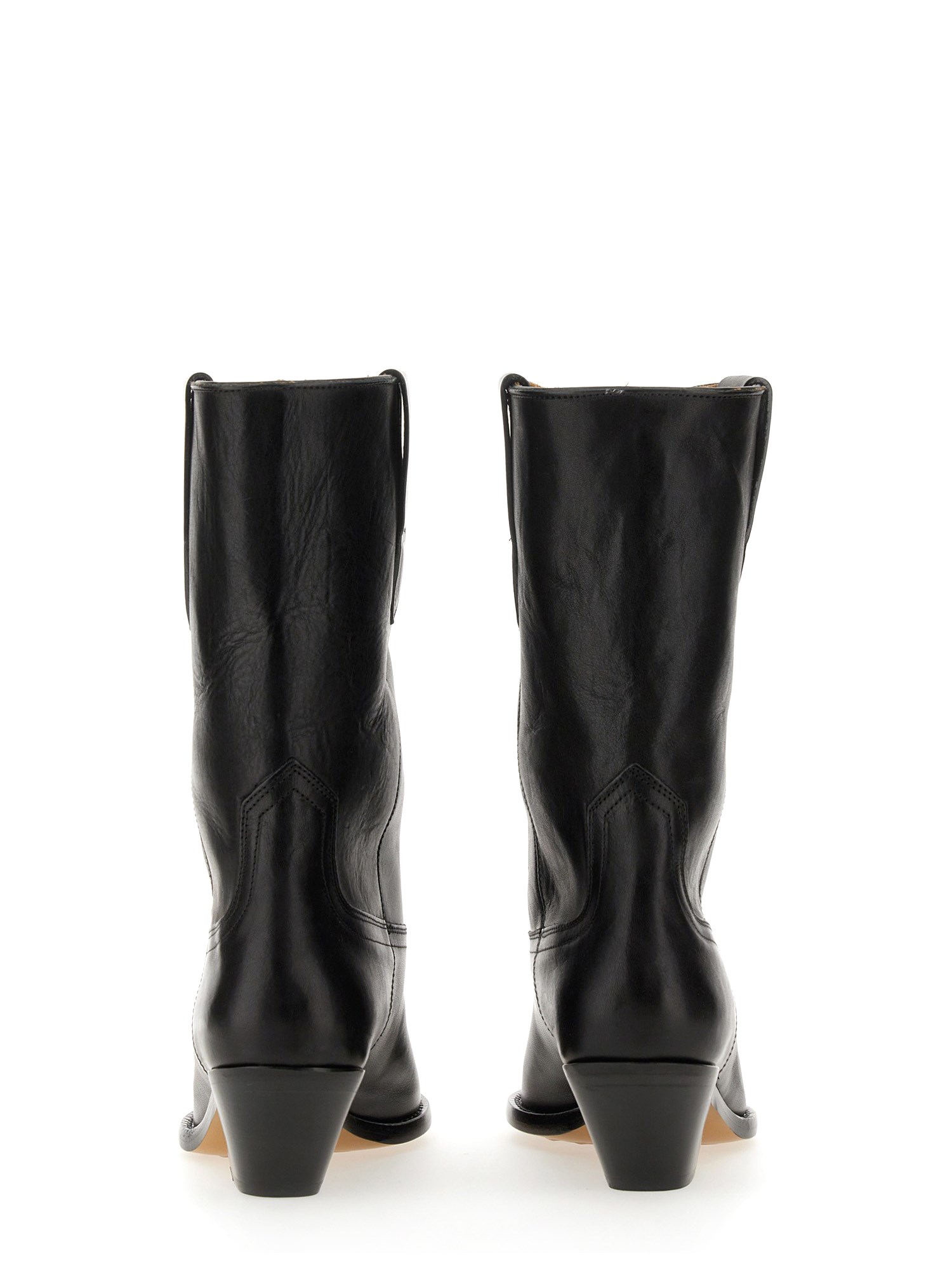 ISABEL MARANT    DAHOPE TEXAN LEATHER BOOT