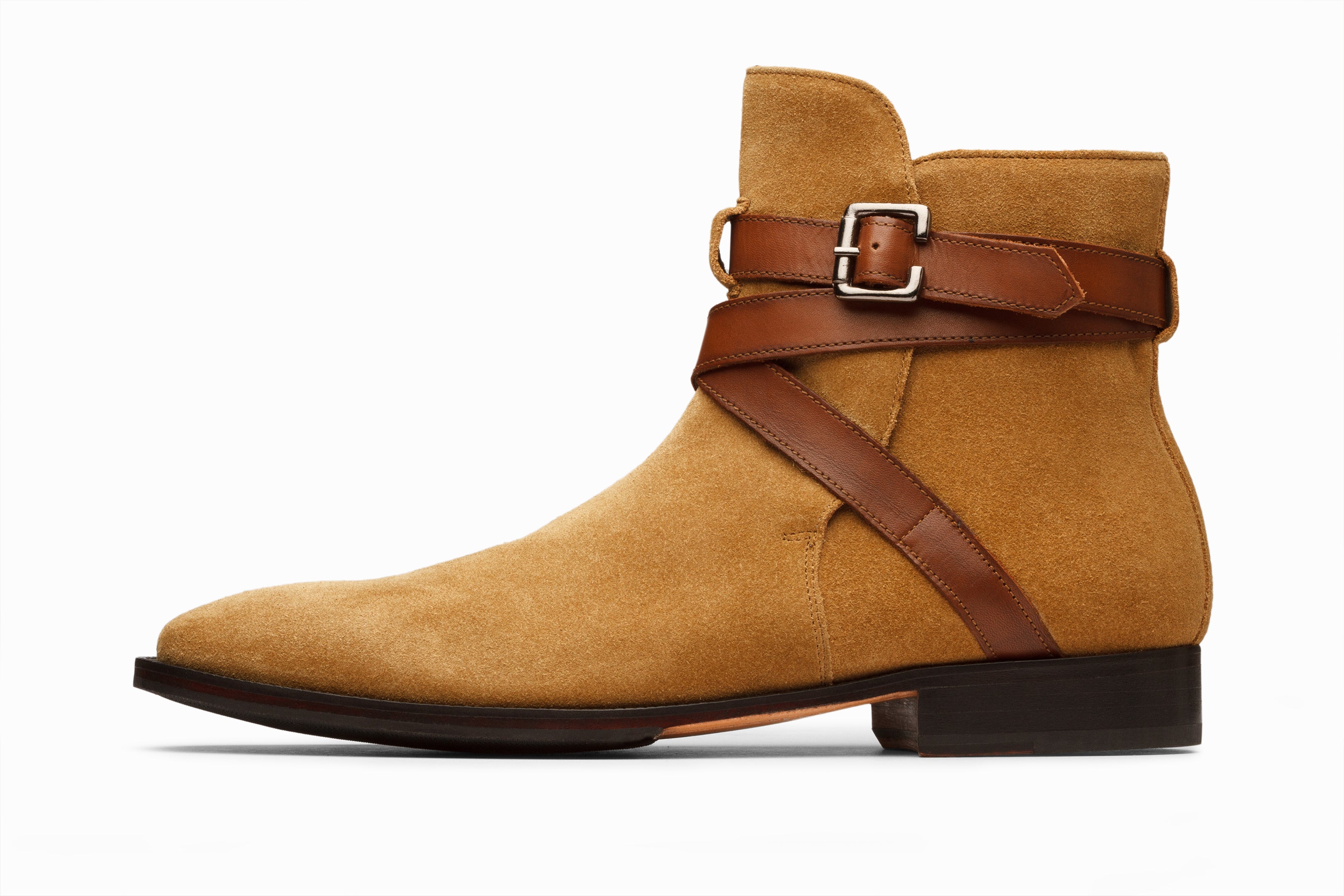 Jodhpur Boot - Camel Suede