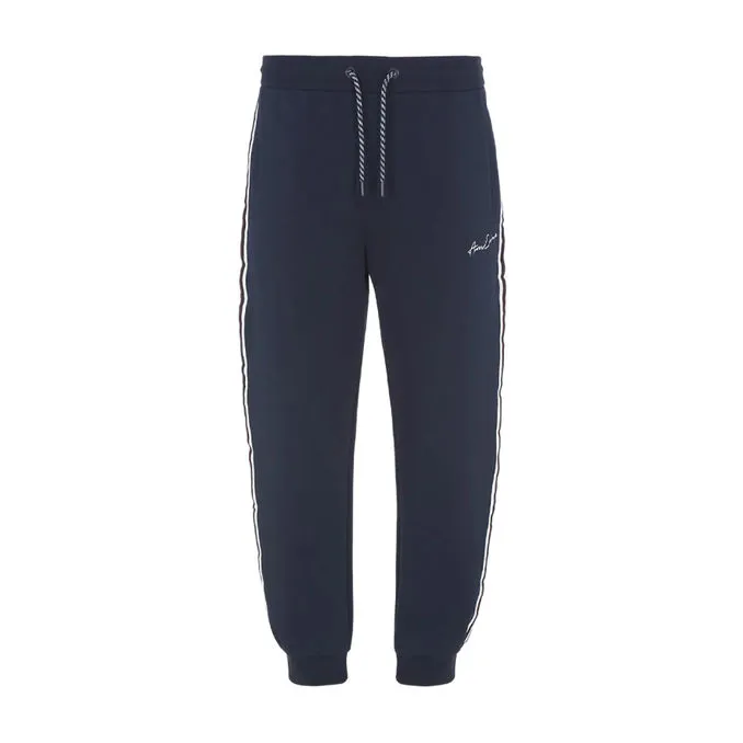 JOGGERS STRETCH COTTON BONDED Man Blue Navy 