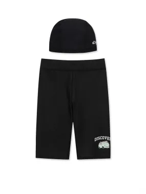 [KIDS] Water Leggings Set Black