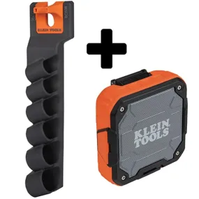 Klein Bucket Work Center S-HOOK STYLE Socket Storage Module & FREE Bluetooth Jobsite Speaker