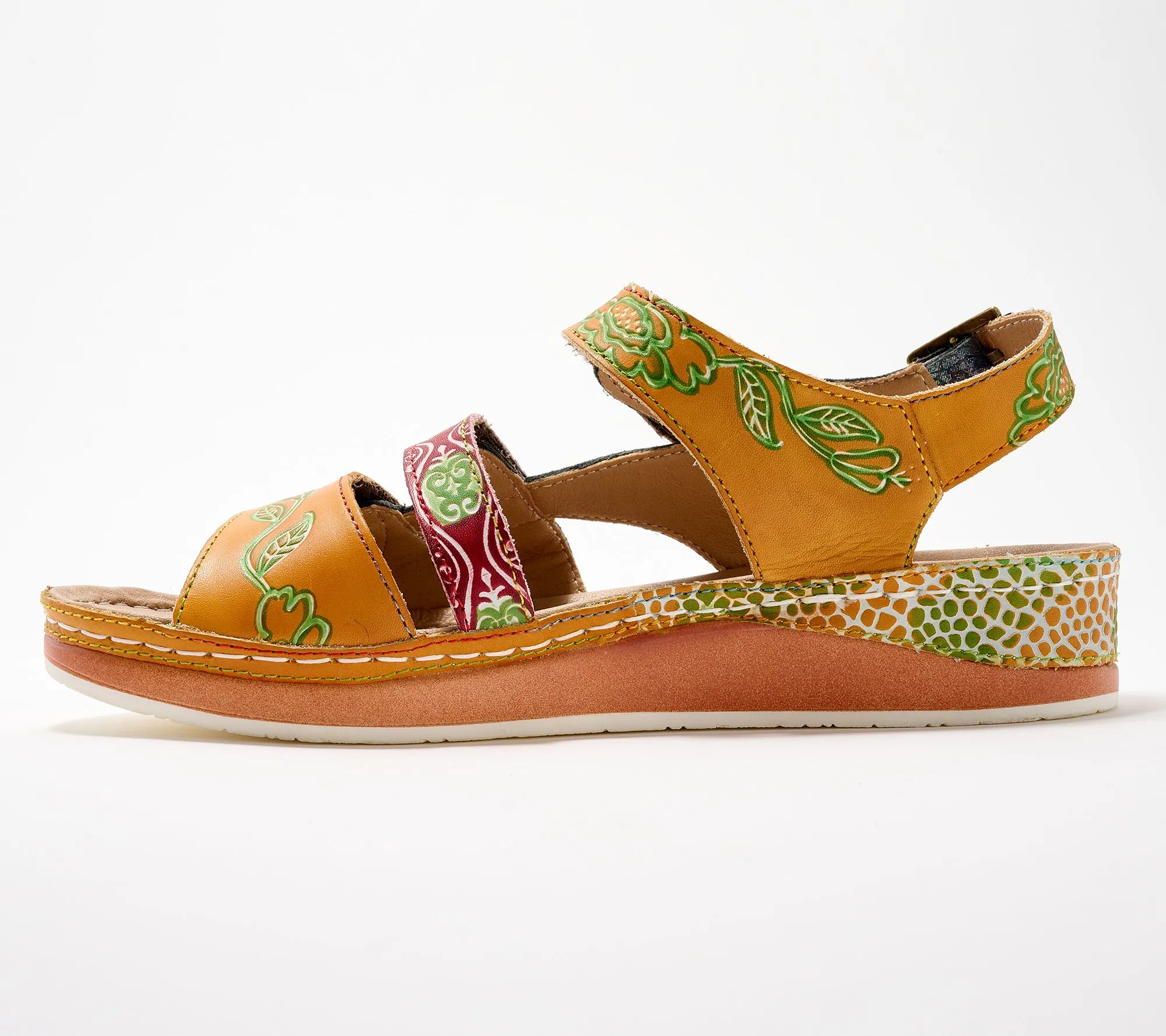 L'Artiste by Spring Step Leather Sandals - Sumacah