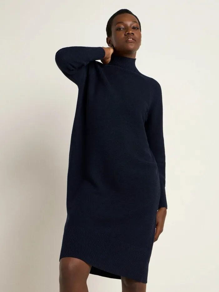 LANIUS Turtleneck dress (GOTS)