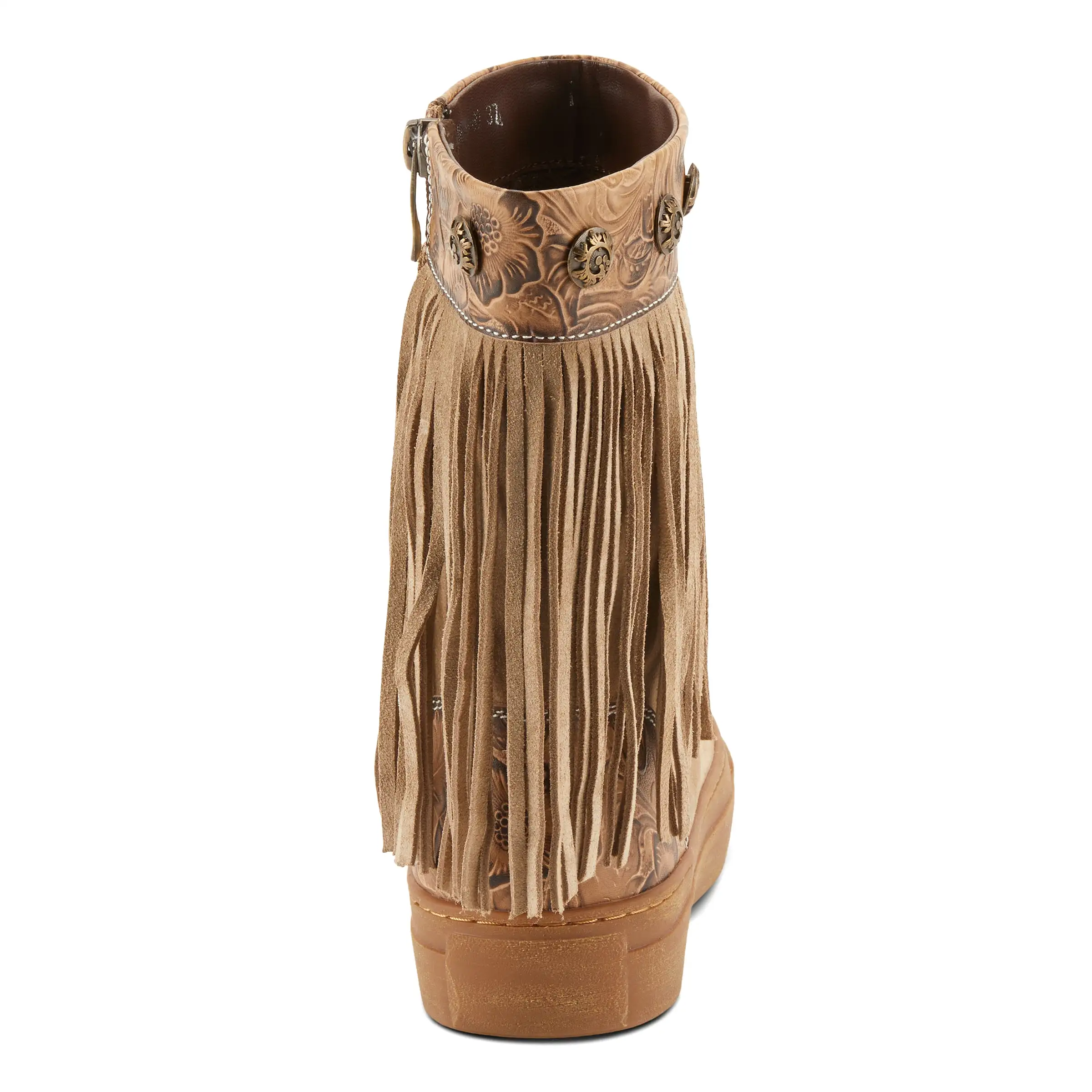 L'ARTISTE FRINGELY WESTERN MID CALF BOOTIE