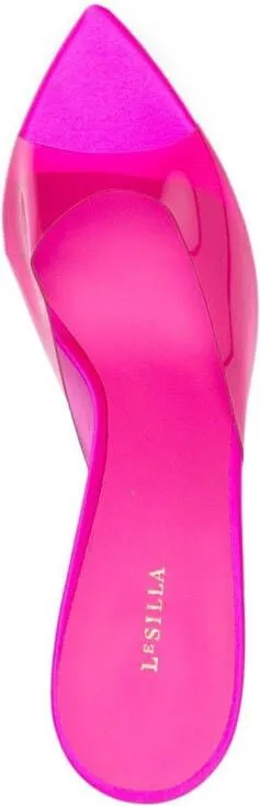 Le Silla Afrodite 100mm slip-on sandals Pink