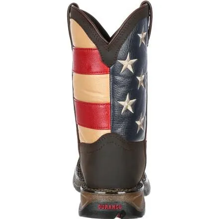 Lil' Rebel™ by Durango® Big Kids' Flag Western Boot